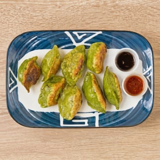 Pan Fried Vegetarian Dumpling Tray