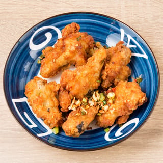 Fried Chicken Wings Over Rice