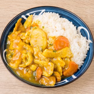 Curry Chicken Over Rice
