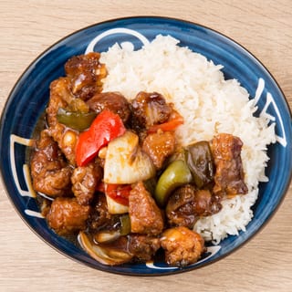 Pork Ribs Over Rice